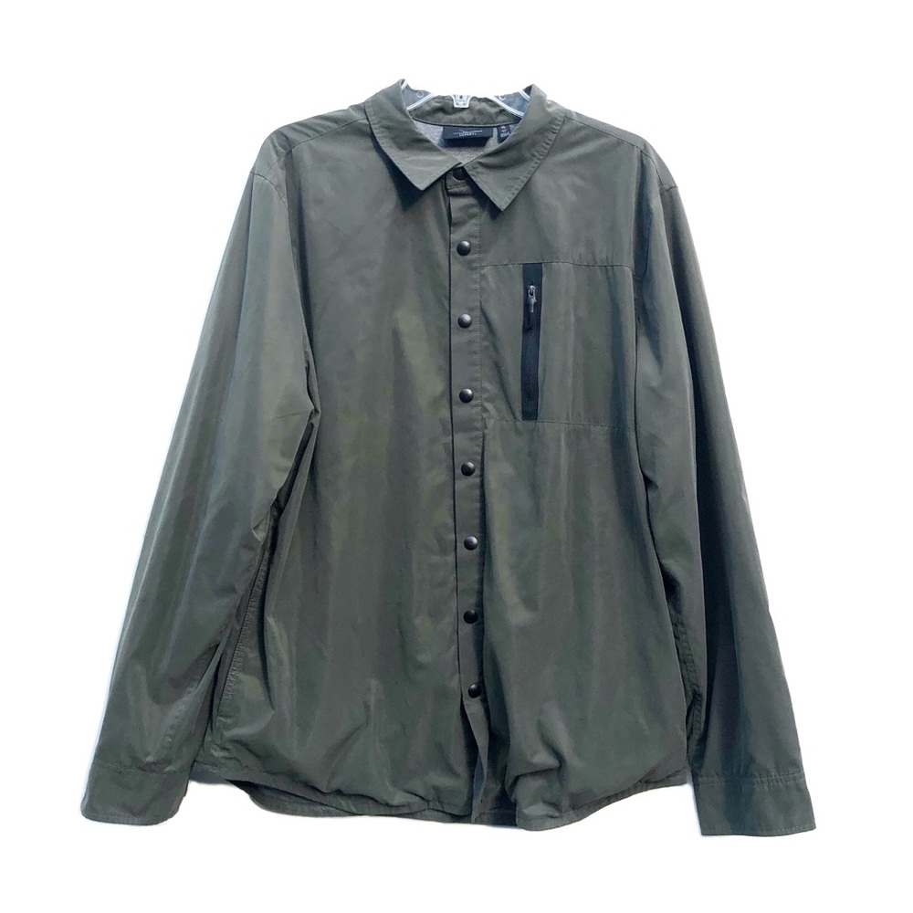 Marc Anthony Jacket Luxury Super Soft Medium Weight Full Zip Windbreaker EUC XL